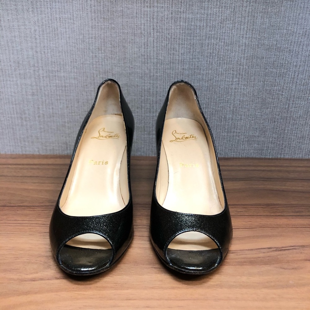Christian Louboutin Bronze Wedge